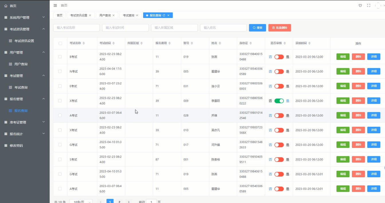 图片[23]陈大发随笔-计算机源码资源-计算机毕业设计项目springboot048艺术水平考级报名管理系统(vue)